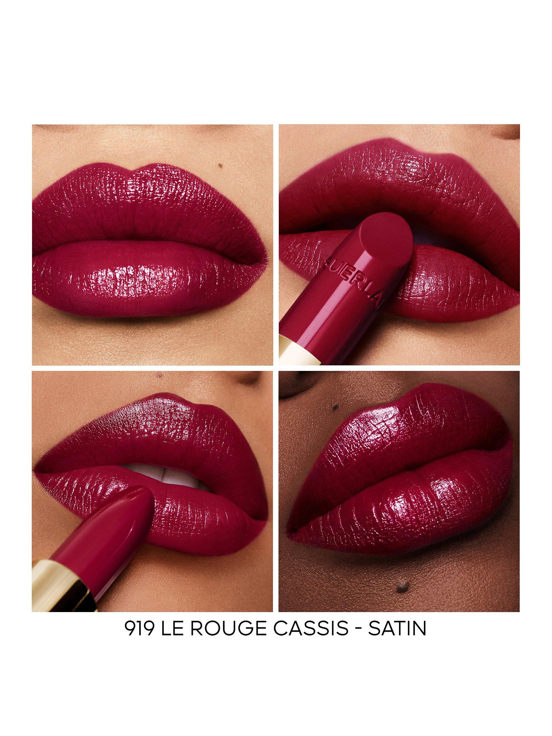 Product image 5 of 10, which shows Guerlain Rouge G The Refill The Customisable Ultra-Care Lipstick Satin, 919 Le Rouge Cassis
