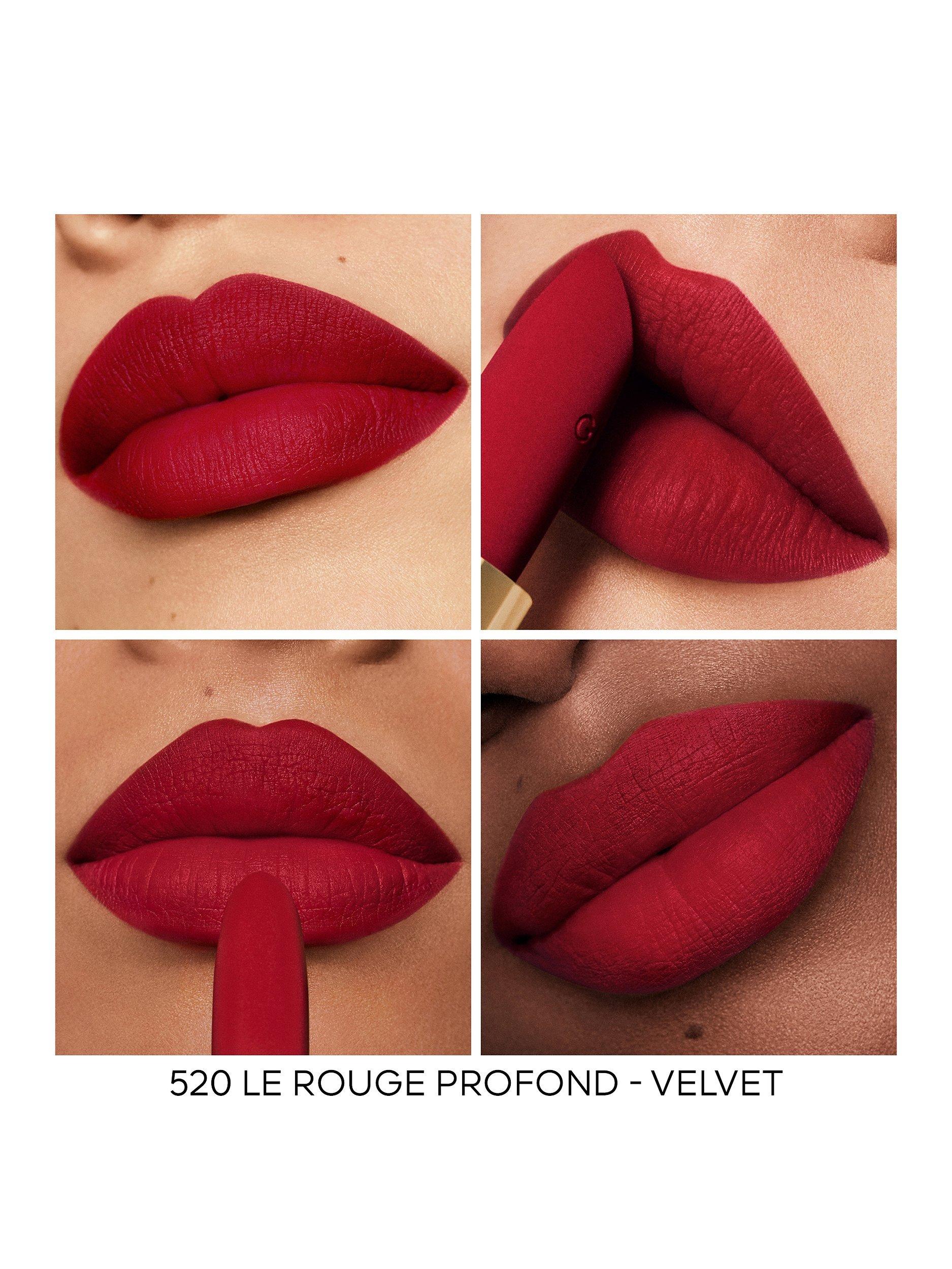 Product image 5 of 11, which shows Guerlain Rouge G The Refill The Customisable Ultra-Care Lipstick Velvet, 520 Le Rouge Profond