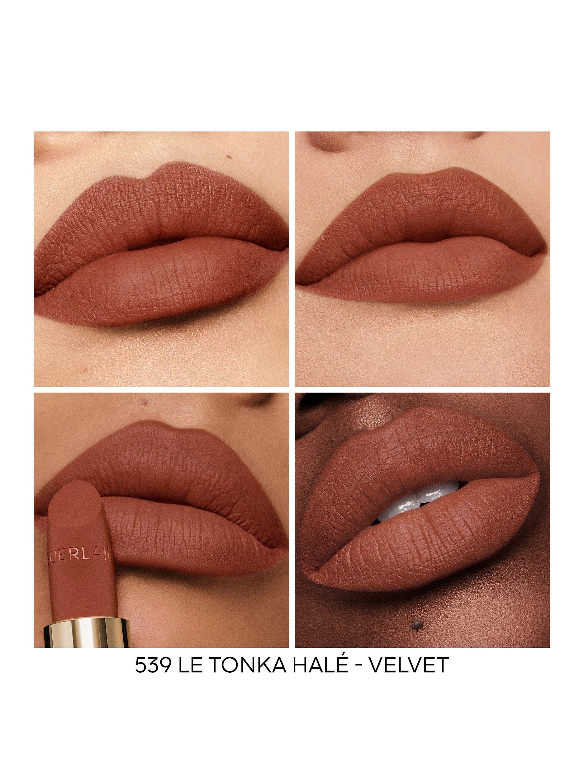 Product image 5 of 11, which shows Guerlain Rouge G The Refill The Customisable Ultra-Care Lipstick Velvet, 539 Le Tonka Halé