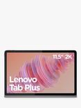 Lenovo Tab Plus Tablet, Android, 8GB RAM, 128GB, 11.5", Luna Grey
