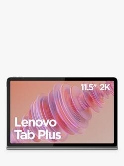 Lenovo Tab Plus Tablet, Android, 8GB RAM, 128GB, 11.5", Luna Grey, Luna Grey