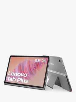 Lenovo Tab Plus Tablet, Android, 8GB RAM, 128GB, 11.5", Luna Grey - view 2, Luna Grey