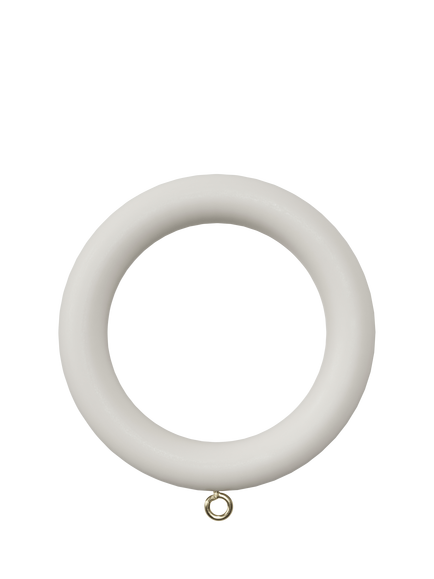 John Lewis Wooden Curtain Rings, Dia.35mm, Pack of 6, Natural