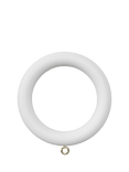 John Lewis Wooden Curtain Rings, Dia.35mm, Pack of 6, White