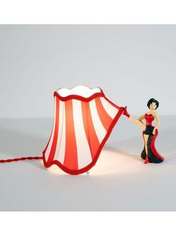 Seletti Circus AbatJour Lucy Table Lamp, Red/Multi - view 2, Red Multi Red