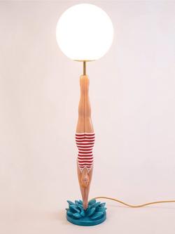 Seletti Lady Diver Table Lamp, Multi, Red/Multi