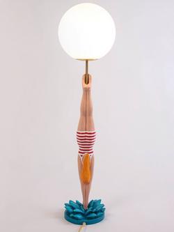 Seletti Lady Diver Table Lamp, Multi - view 2, Red/Multi