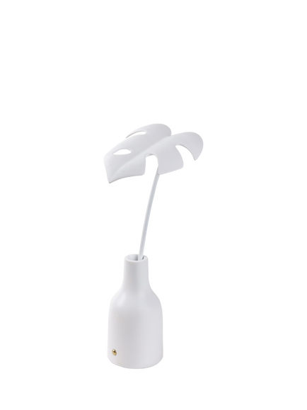 Seletti Leaf Table Lamp Delicio, White, White White