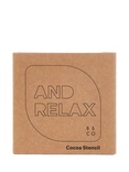 Barista & Co Stainless Steel 'And Relax' Coffee Stencil