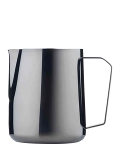 Barista & Co Stainless Steel Pro Milk Pitcher, 620ml, Black
