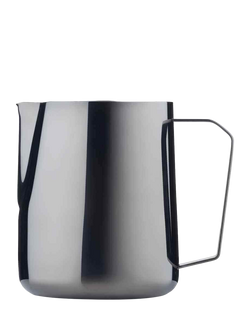 Barista & Co Stainless Steel Pro Milk Pitcher, 620ml, Black, Black