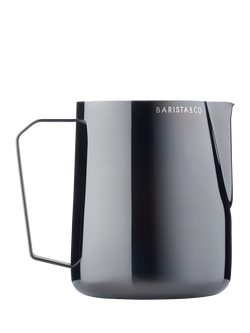 Barista & Co Stainless Steel Pro Milk Pitcher, 620ml, Black - view 2, Black