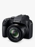 Panasonic Lumix DC-FZ82D Bridge Camera, 4K UHD, 18.1MP, 60x Optical Zoom, OLED Live Viewfinder, 3” LCD Touch Screen, Black