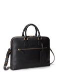 Polo Ralph Lauren Leather Business Commuter Bag, Black