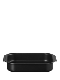 Le Creuset Hard Anodised Aluminium Non-Stick Roasting Tin, L27cm - view 2, Black