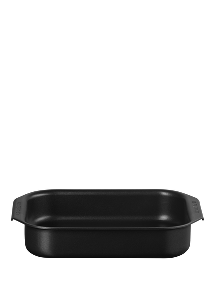 Le Creuset Hard Anodised Aluminium Non-Stick Roasting Tin, L27cm - view 2, Black