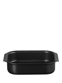 Le Creuset Hard Anodised Aluminium Non-Stick Square Roasting Tin, 22cm - view 2, Black