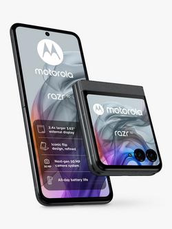 Motorola Razr 50 Foldable Smartphone, 8GB RAM, 6.9”, 5G, SIM Free, 256GB, Koala Grey