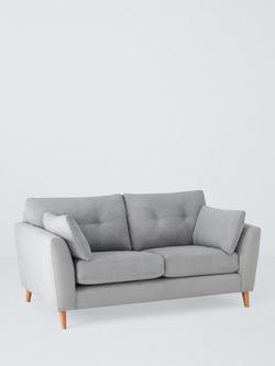 John Lewis Alfie Medium 2 Seater Sofa, Light Leg, Grey Light, Grey Light
