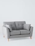 John Lewis Alfie Small 2 Seater Sofa, Light Leg, Grey Light