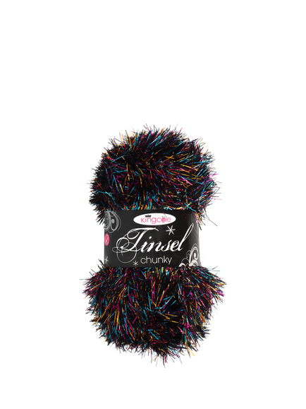 King Cole Tinsel Chunky Yarn, 50g, Circus, Circus