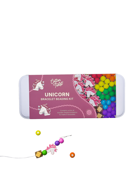Cotton Twist Unicorn Beaded Bracelet Making Kit - view 2, Multi