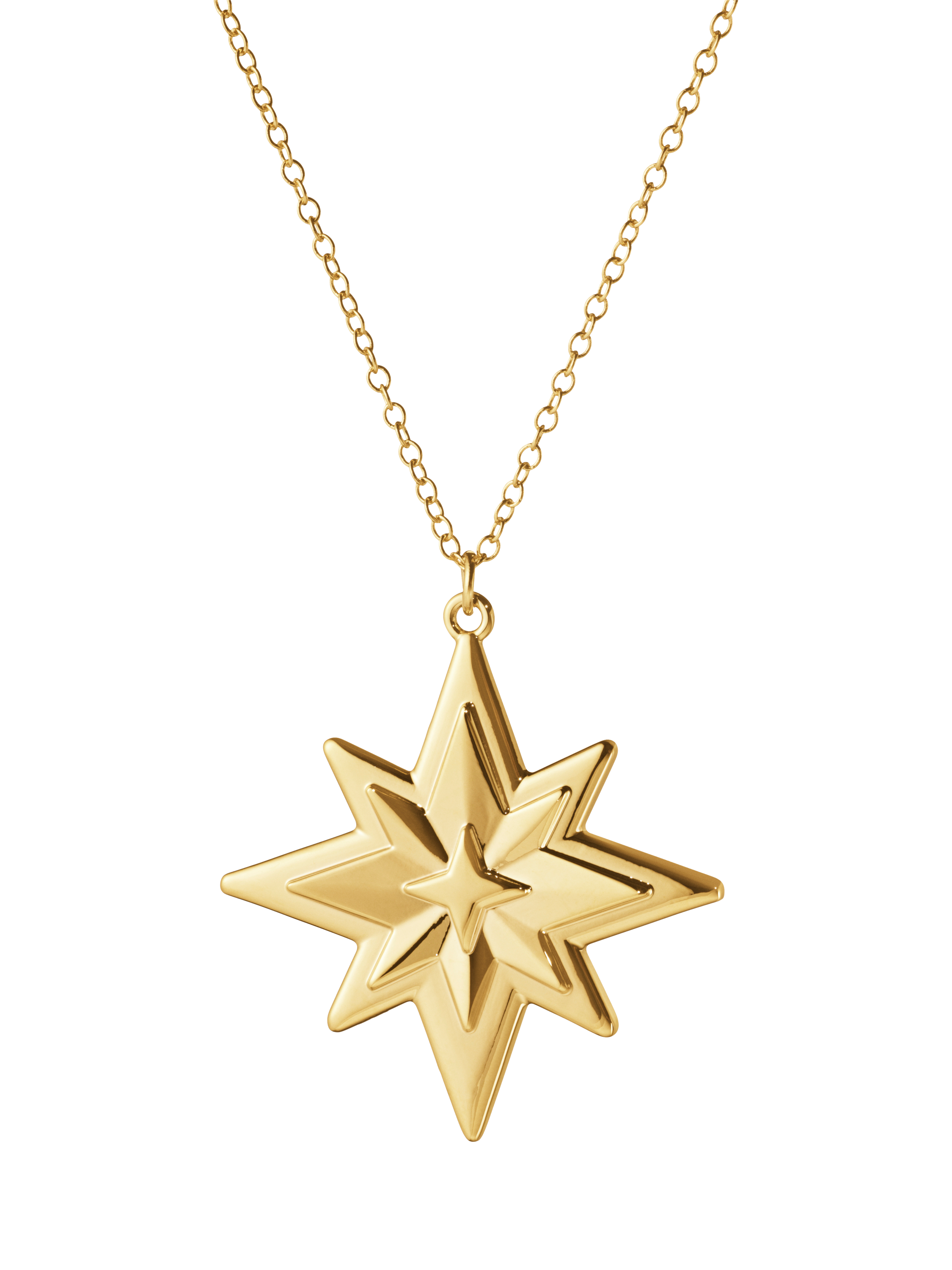 Georg Jensen Christmas Collectibles 2024 Mini Star Tree Decoration, Gold