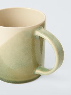 John Lewis Harlequin Stoneware Mug, 300ml - view 2, Pistachio