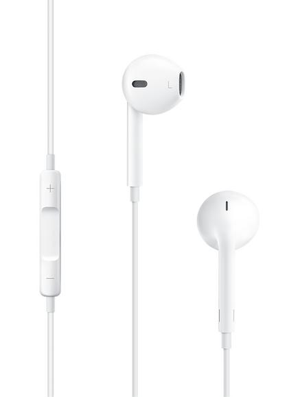 Apple EarPods with Remote and Mic, 3.5m Headphone Plug, White - view 2, 