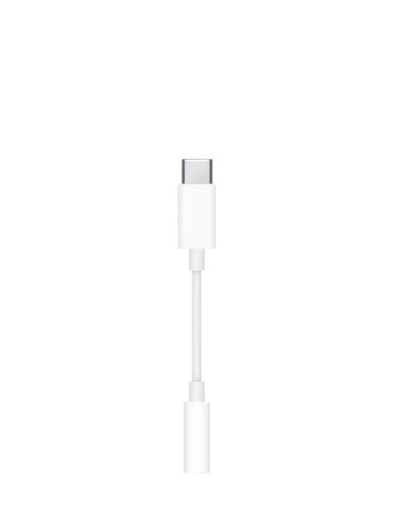 Apple USB-C to 3.5mm Audio Jack / Headphones Adapter, White, 