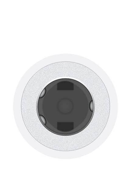 Apple USB-C to 3.5mm Audio Jack / Headphones Adapter, White - view 2, 