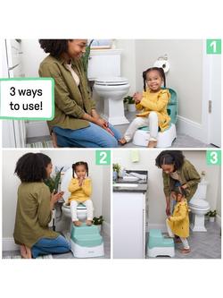 Ingenuity Prepare to Potty 3-in-1 Potty Training System - view 2, Multi