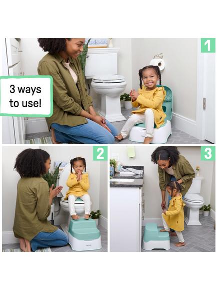 Ingenuity Prepare to Potty 3-in-1 Potty Training System - view 2, Multi