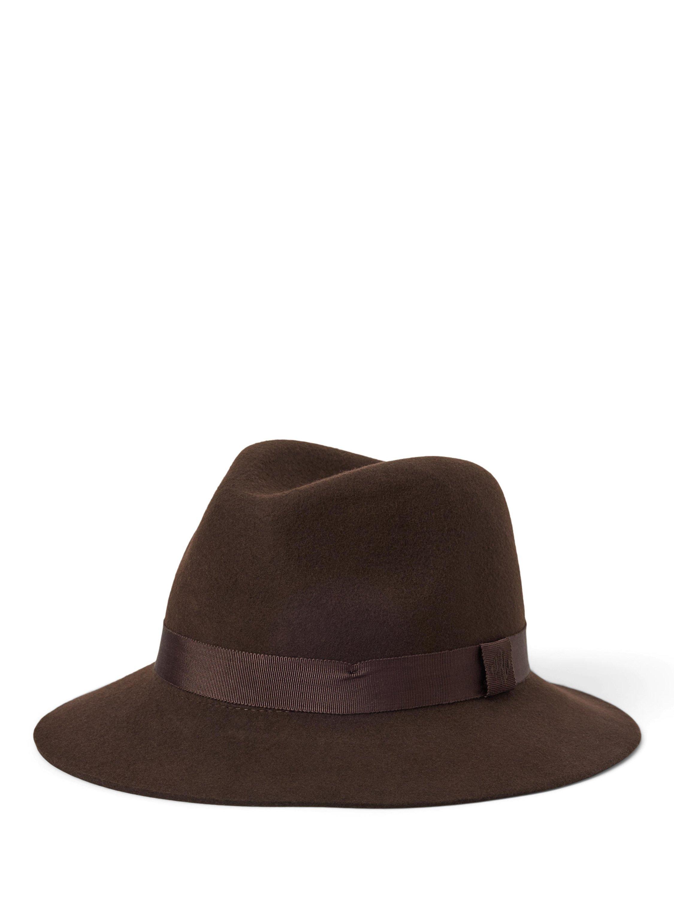 Polo Ralph Lauren Classic Wool Fedora Hat Circuit Brown