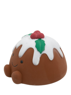 Petface Chrissie Christmas Pudding Dog Toy, Multi - view 2, Multi