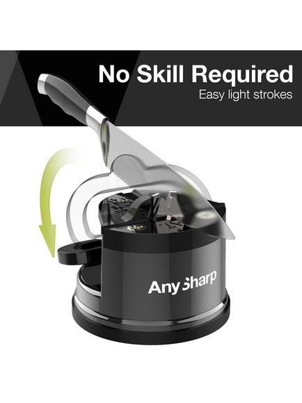 AnySharp Classic Pro Kitchen Knife Sharpener - view 2, Black