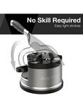 AnySharp Classic Pro Kitchen Knife Sharpener, Silver