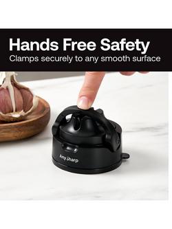 AnySharp Evo Kitchen Knife Sharpener - view 2, Black