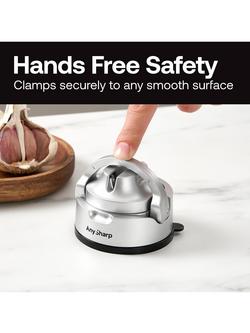 AnySharp Evo Kitchen Knife Sharpener - view 2, Silver