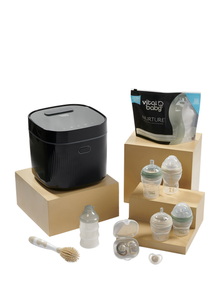 Vital Baby Nurture UV Sterilising Set, Onyx Black, Onyx Black