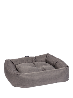 Danish Design Anti Bac Large Snuggler Dog Bed, Grey, Grey