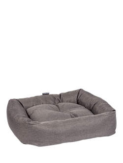 Danish Design Anti Bac Small Snuggler Dog Bed, Grey, Grey