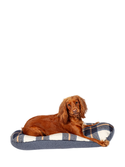 Danish Design Bowmore Quilted XL Dog Bed, Navy - view 2, Navy