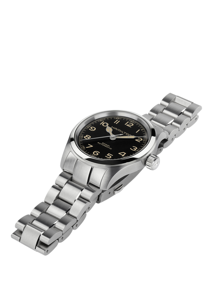 Hamilton H70405130 Unisex Khaki Field Murph Automatic Bracelet Strap Watch - view 2, Silver