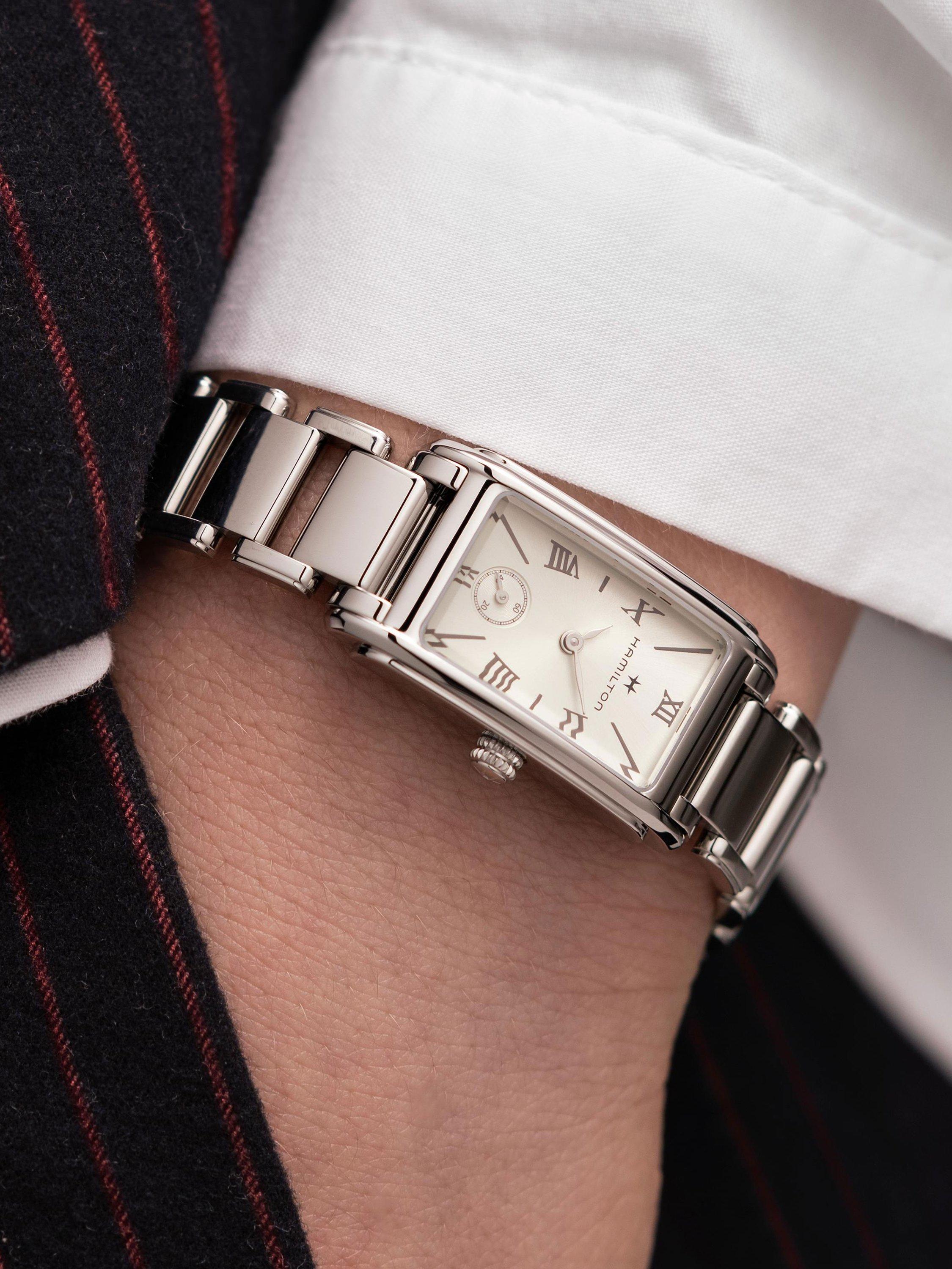 Product image 4 of 4, which shows Hamilton H11221114 Women's Ardmore Bracelet Strap Watch, Silver