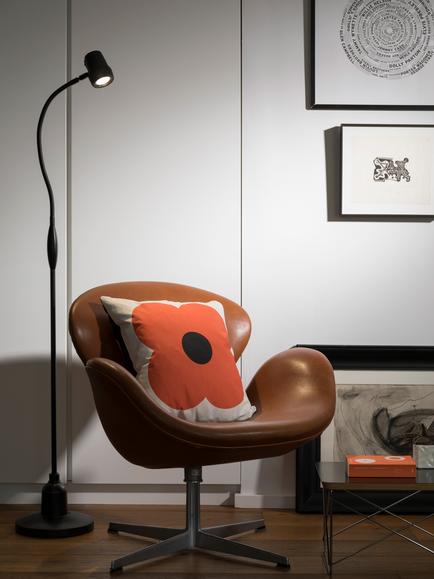 Serious Readers Alex Floor Lamp - view 2, Black