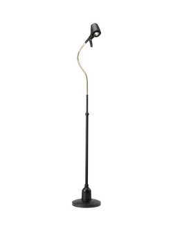 Serious Readers High Definition Cordless Floor Lamp, Metallic Brass/Black, Metallic Brass / Black
