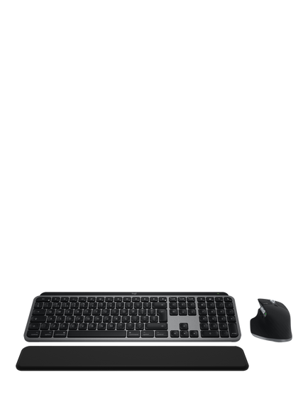 Logitech MX Keys S Combo Keyboard & Mouse for Mac, Pale Grey, 