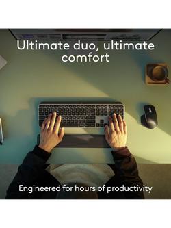Logitech MX Keys S Combo Keyboard & Mouse for Mac, Pale Grey - view 2, 