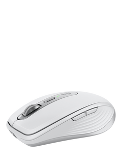 Logitech Master Series MX Anywhere 3S Wireless Bluetooth Mouse for Mac, Pale Grey